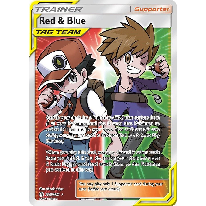 Red & Blue (Full Art) (234/236) (SM12)