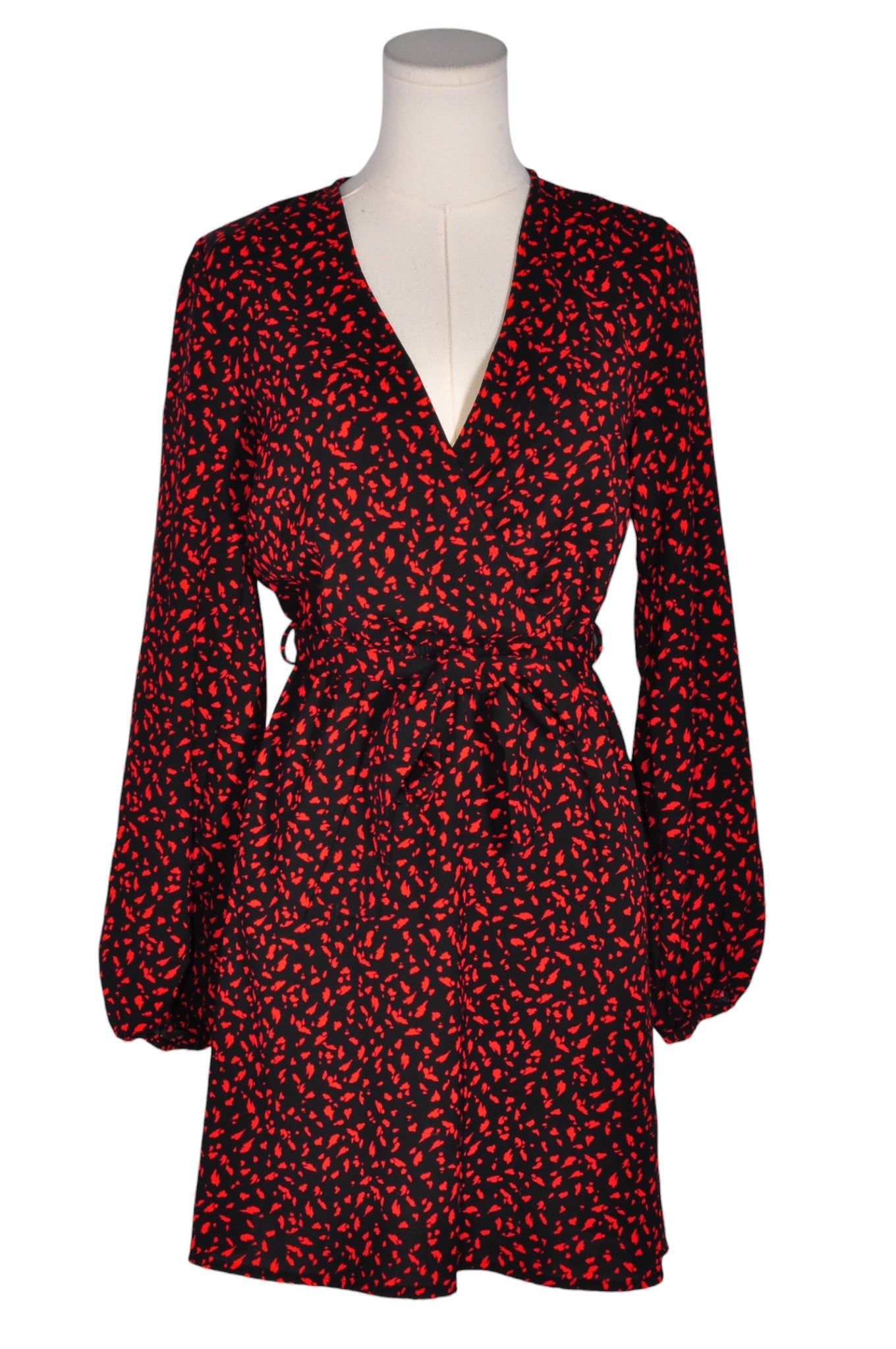 DYNAMITE Women Wrap Dresses Regular fit in Red - XS