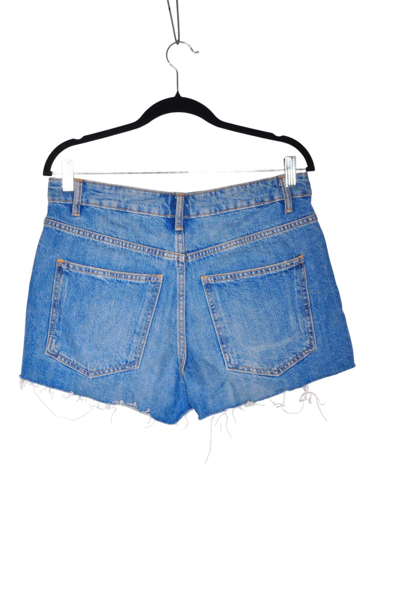 ZARA Women Denim Shorts Regular fit in Blue - 4