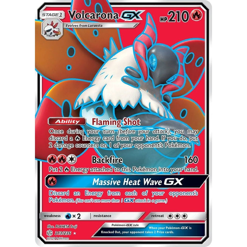 Volcarona GX (Full Art) (213/236) (SM12)