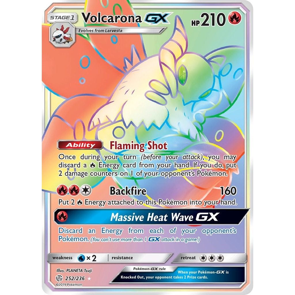 Volcarona GX (Secret) (252/236) (SM12)