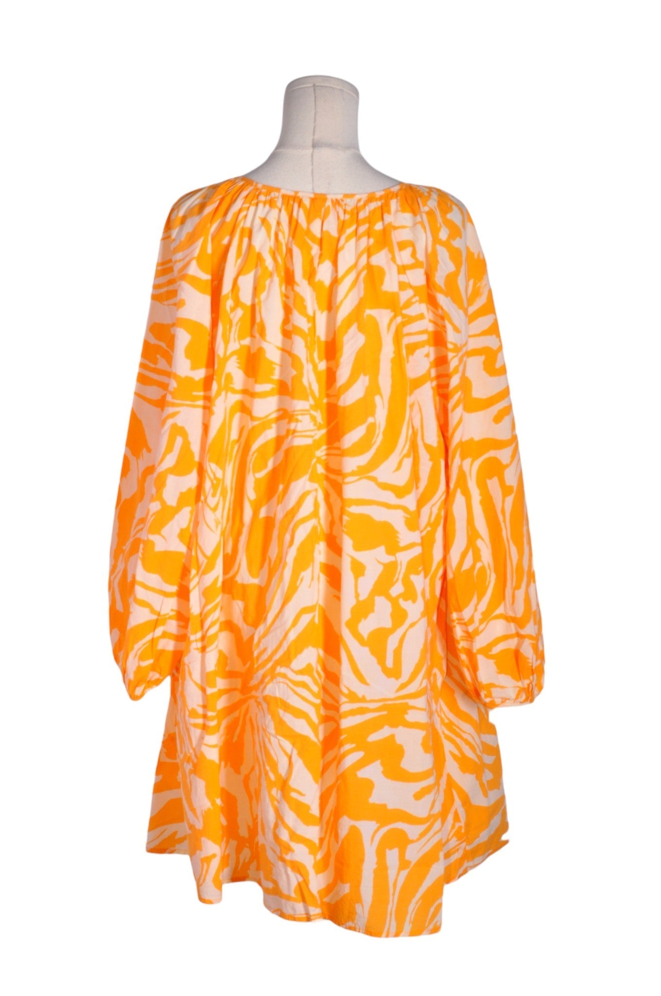 H&M Women Drop Waist Dresses Regular fit in Orange - L