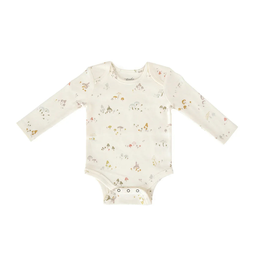Lap Shoulder One-Piece | Mini Mushrooms | Pehr