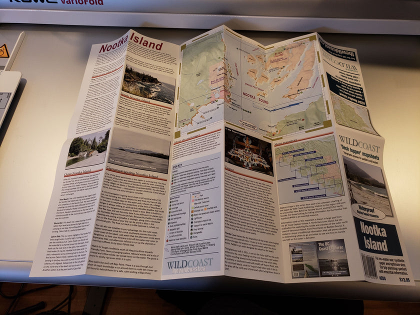 204 Nootka Island Kayaking and Boating Map