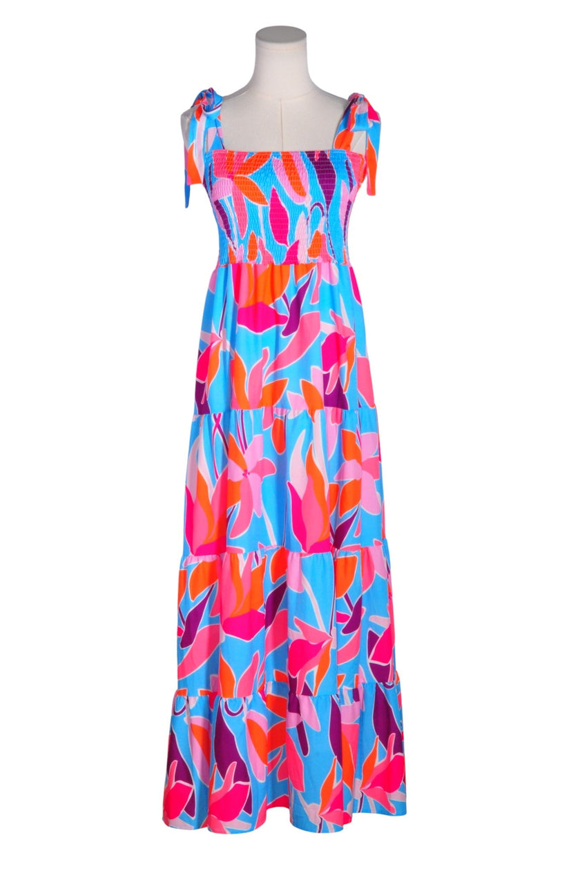 UNBRANDED Women Maxi Dresses Regular fit in Blue - XL