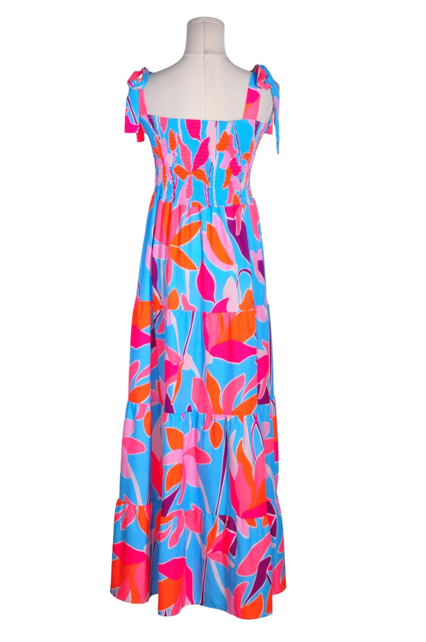 UNBRANDED Women Maxi Dresses Regular fit in Blue - XL