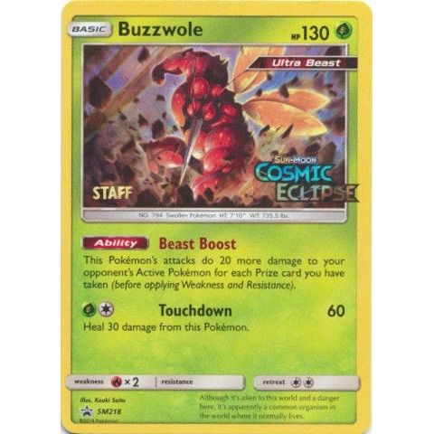 Buzzwole - SM218 (Prerelease) [Staff] (SM218) (SMP)