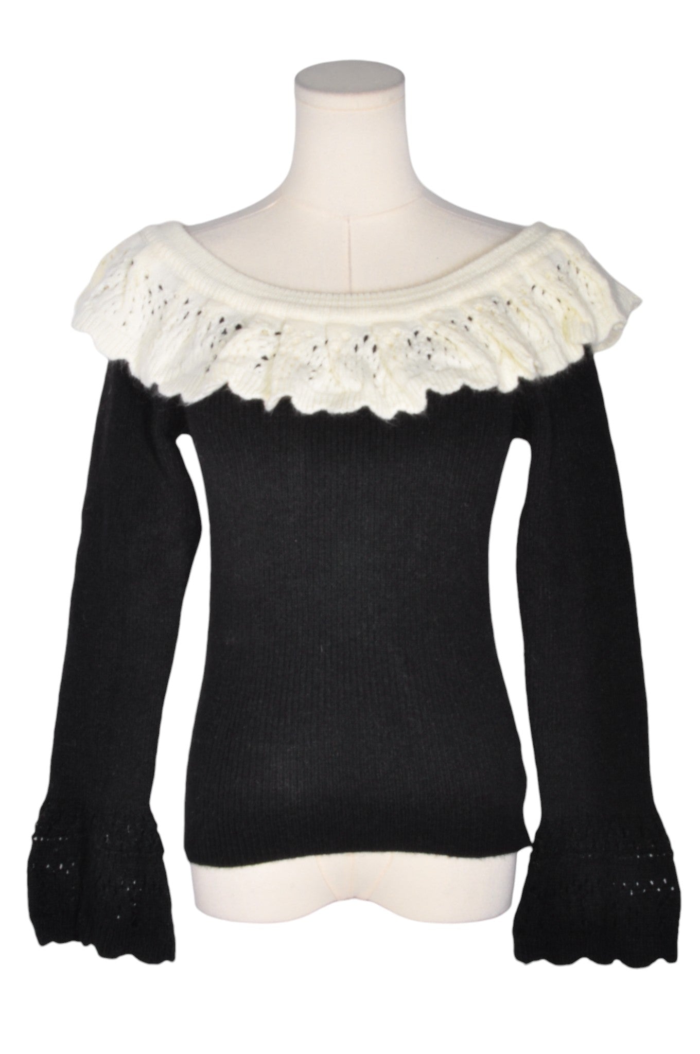 CIDER Women Knit Tops Regular fit in Black - 1XL