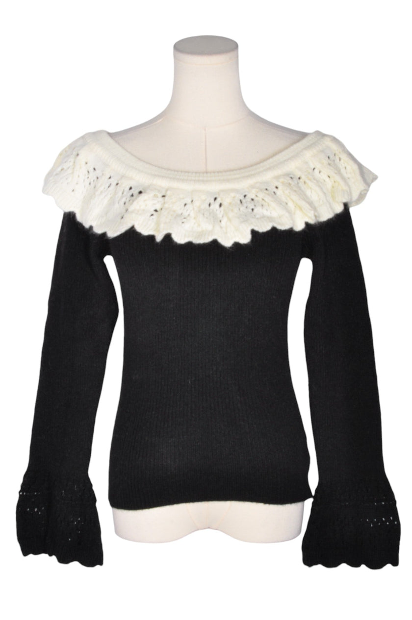 CIDER Women Knit Tops Regular fit in Black - 1XL