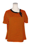 UNIQUE VINTAGE Women Blouses Regular fit in Orange - L