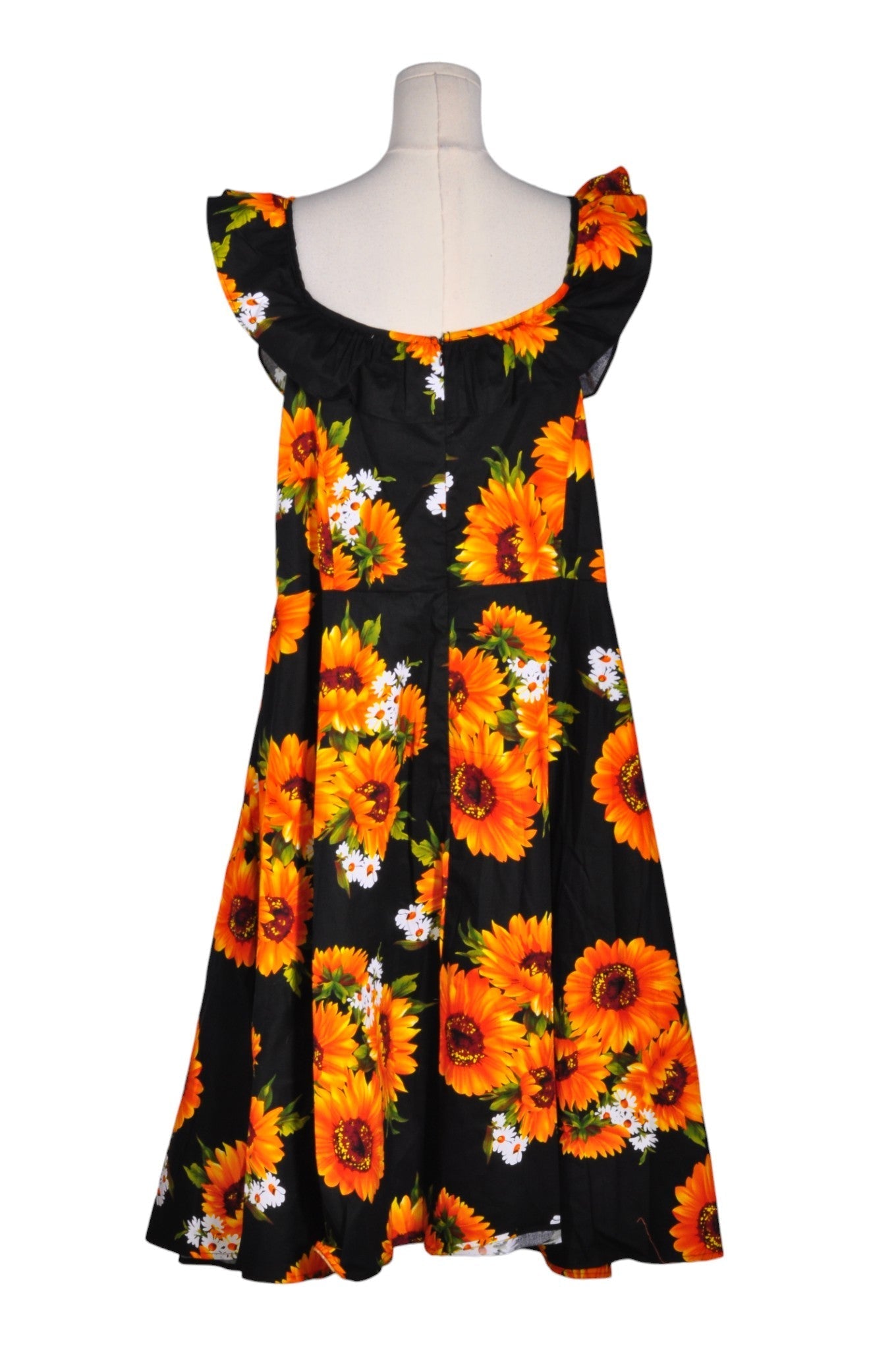MAGNOLIA PLACE Women A-Line Dresses Regular fit in Orange - 2XL