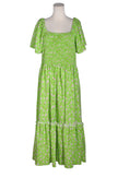 UNIQUE VINTAGE Women Maxi Dresses Regular fit in Green - 2XL