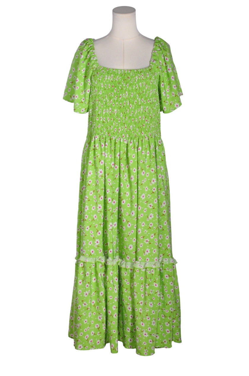UNIQUE VINTAGE Women Maxi Dresses Regular fit in Green - 2XL