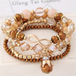 Crystal Figure Eight Crown Drop Bracelet – Rhinestone Charm Bracelet for Women