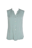 COUNTRY TO COAST Women Button Down Tops Regular fit in Green - 6