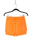 SHEIN Women Classic Shorts Regular fit in Orange - L