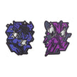Pokemon Center 2022 COOL x METAL 2 pc Sticker Sheet Lucario & Scizor (Pokémon Center Japan)