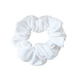 Scrunchie en Modal côtelé | Blanc
