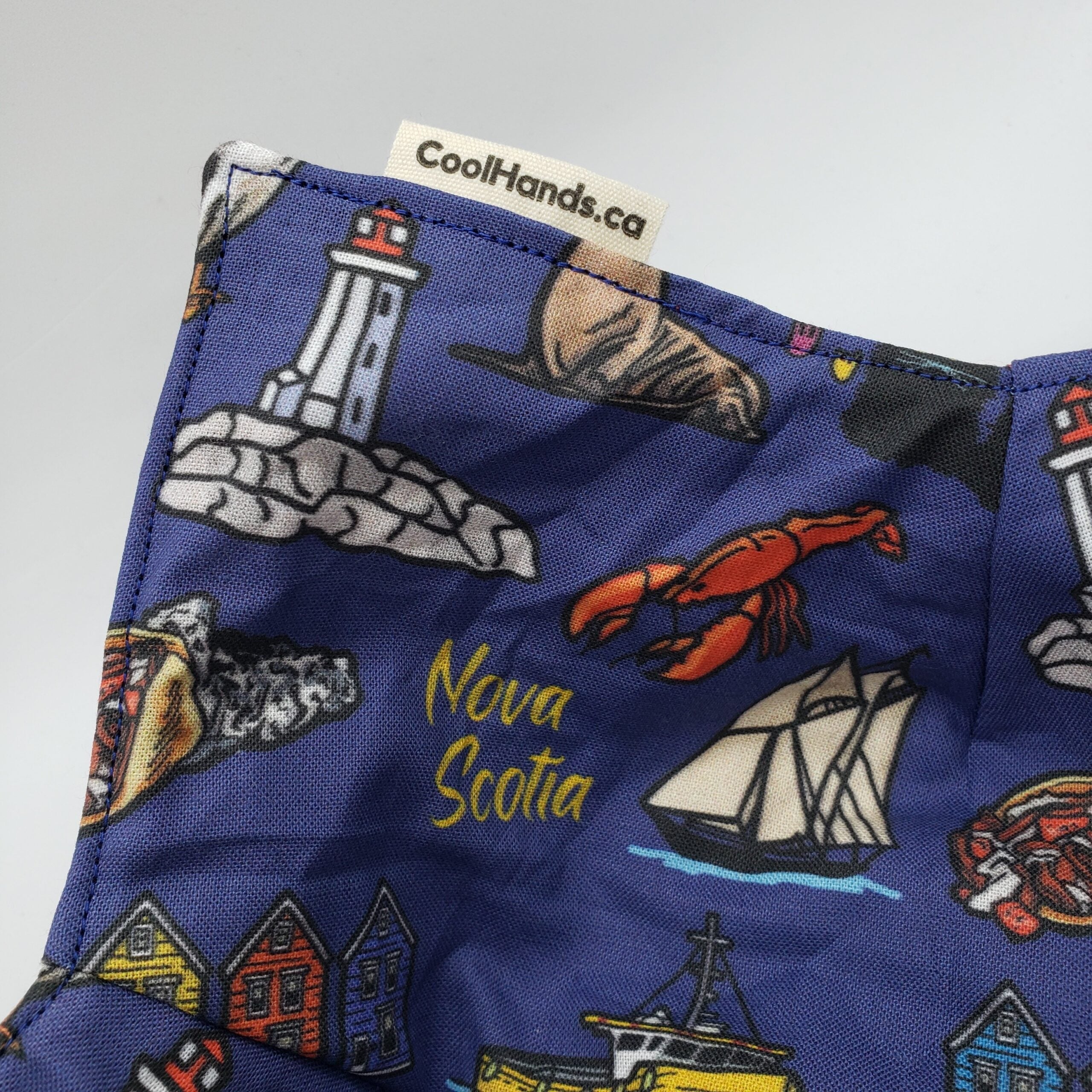 100% Cotton Microwavable Bowl Cozy - Canadas Ocean Playground