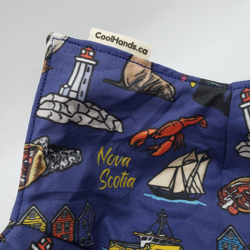 100% Cotton Microwavable Bowl Cozy - Canadas Ocean Playground