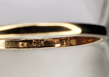 Yellow Gold & Natural Sapphire Ring with Diamonds - 10KT