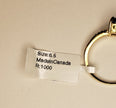 Yellow Gold & Natural Sapphire Ring with Diamonds - 10KT