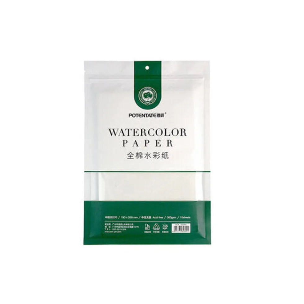 Potentate - Watercolour Paper Packs (Small/Medium sizes)