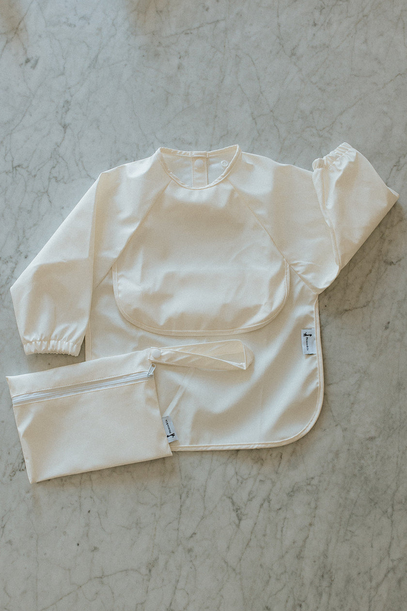 Bavette à manches longues imperméable avec poche | 6-24 mois
