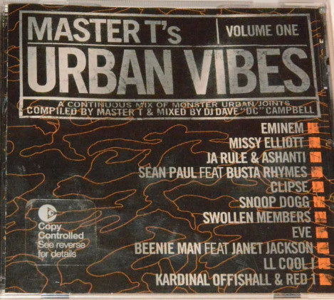 Various / Master T's Urban Vibes, Vol. 1 - CD