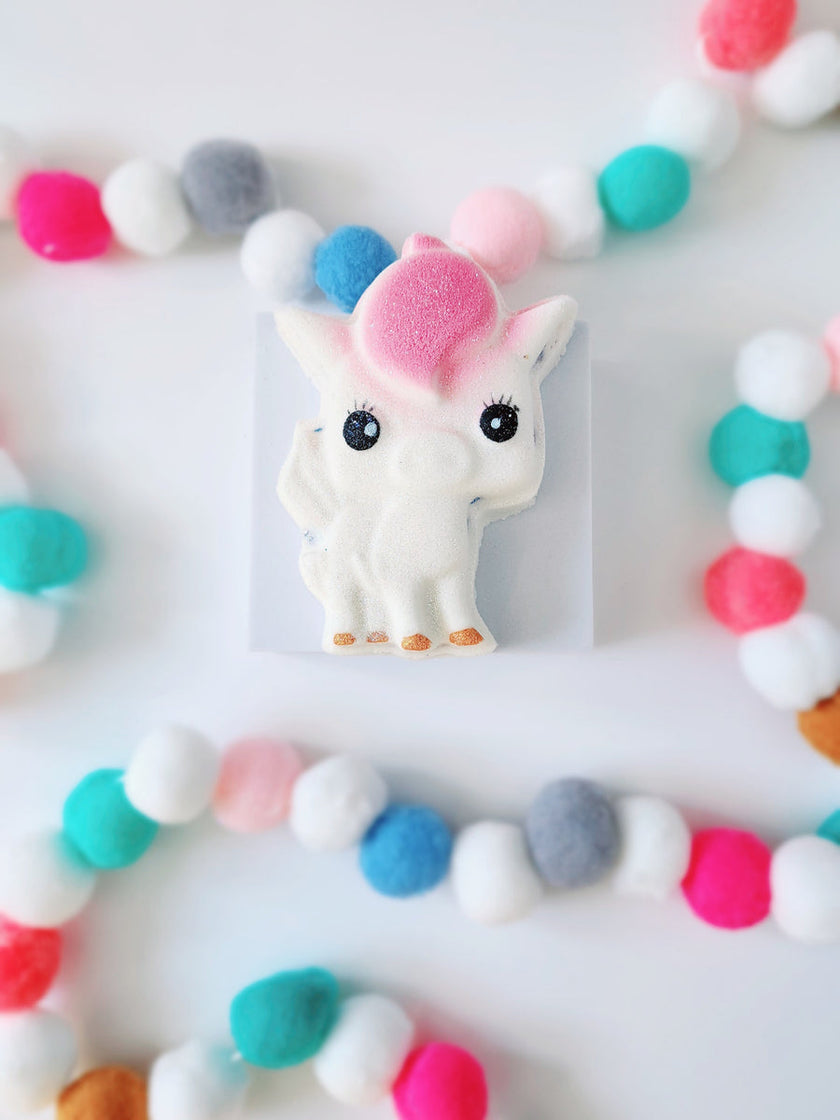 Bombe de bain moussante tres gros format Les Combattants de Bombe et potion magique de licorne