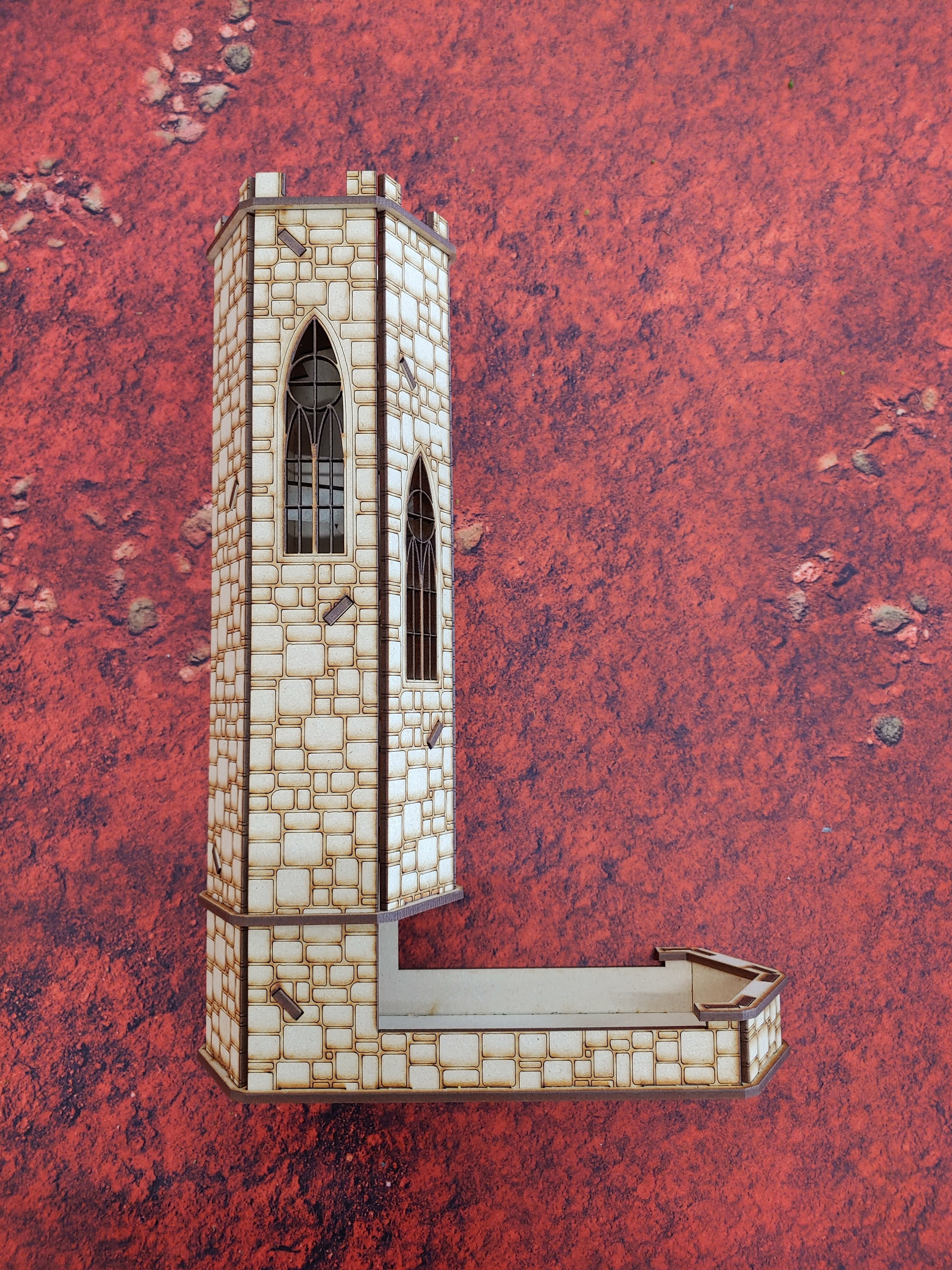 Dice Tower- MDF- The Hex Tower Deluxe