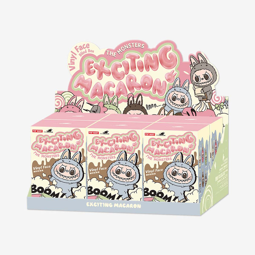 Labubu - The Monsters Exciting Macaron Vinyl Plush Blind Box (1 Random Box)