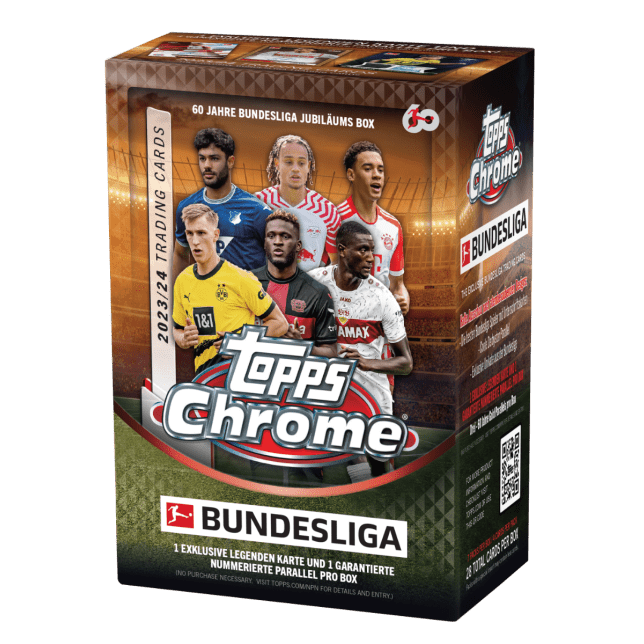 2023/24 Topps Chrome Bundesliga Soccer Hobby Box