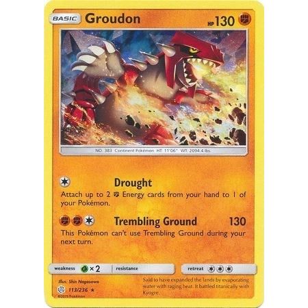 Groudon - 113/236 (Cracked Ice Holo) (113/236) (PR)