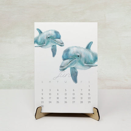 2026 Desk Calendar: Ocean Animal