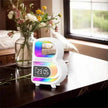 2025 New B-Shaped Portable Bluetooth Speaker Multifunctional Smart Music Rhythm LED Lighting Phone Wireless Charger TF Card AUX Input Standard Mode