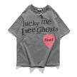 2025 Summer Printed Heavy Loose OVERSIZE Round Neck Short Sleeve Unisex T-shirt