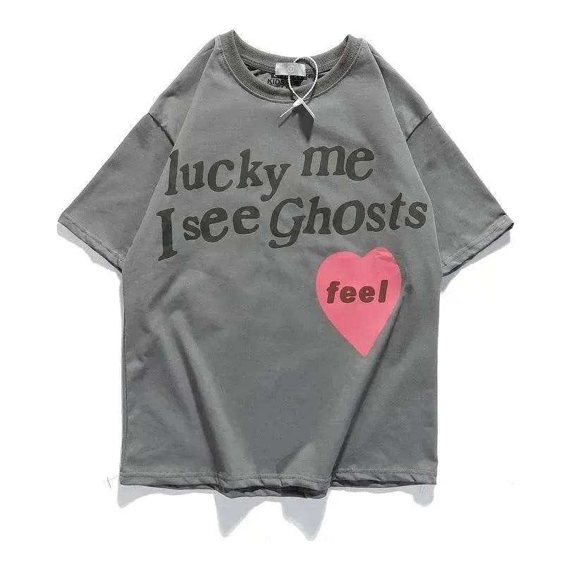 2025 Summer Printed Heavy Loose OVERSIZE Round Neck Short Sleeve Unisex T-shirt