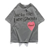 2025 Summer Printed Heavy Loose OVERSIZE Round Neck Short Sleeve Unisex T-shirt