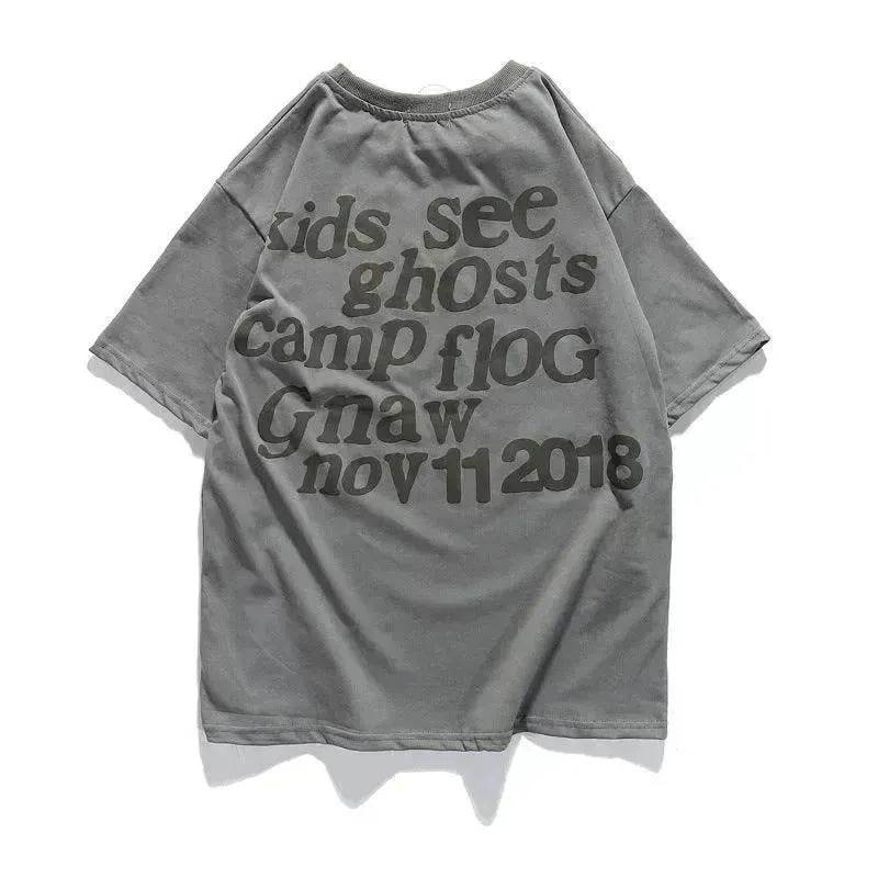 2025 Summer Printed Heavy Loose OVERSIZE Round Neck Short Sleeve Unisex T-shirt