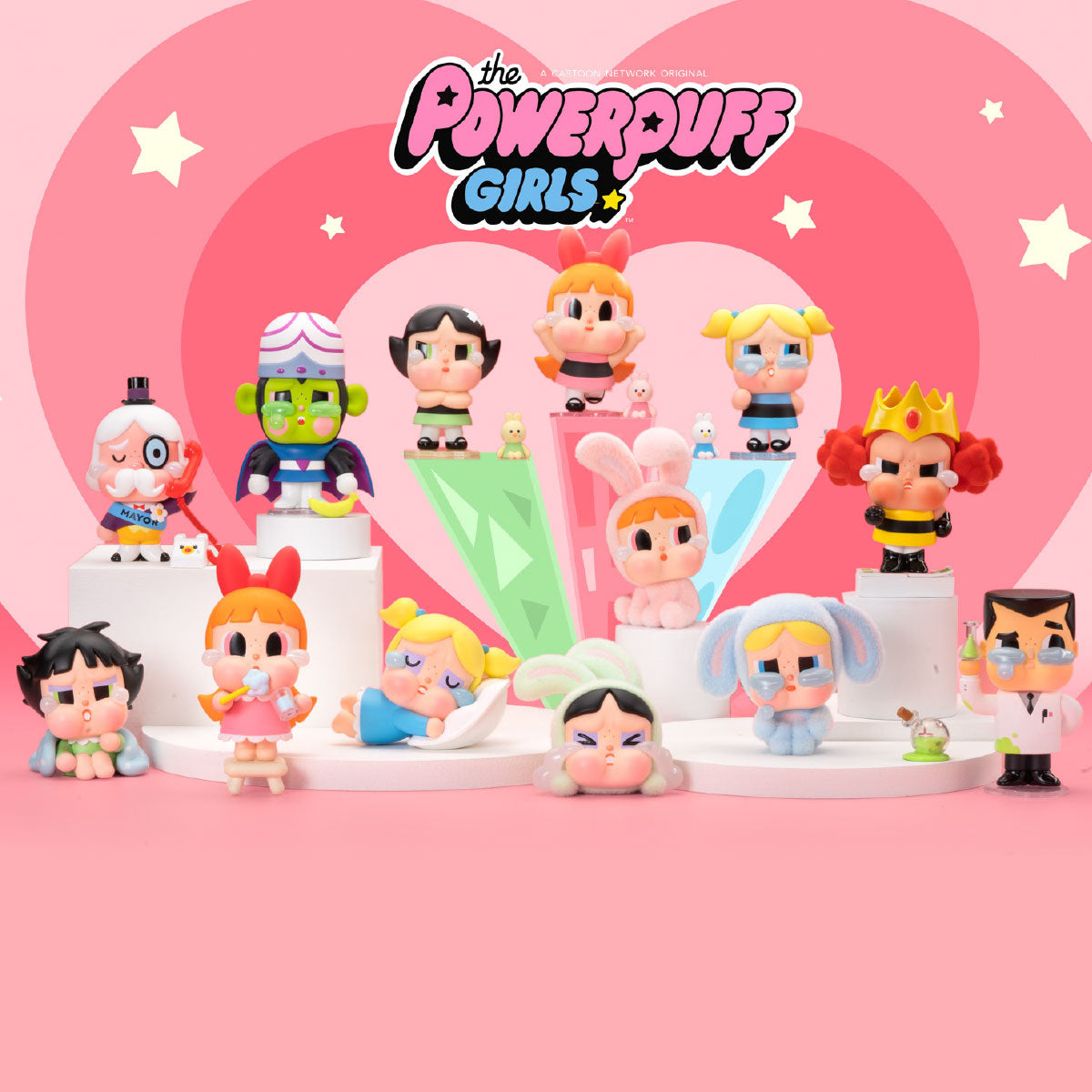 Pop Mart Cry Baby × Powerpuff Girls Series Figures Blind Box (1 Random Box)