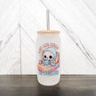 Let Me Read In Peace Frosted Can with Bamboo Lid | Bookish