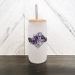 Manitoba Frosted Can with Bamboo Lid | Province Glass Can