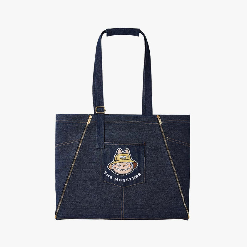 THE MONSTERS FALL IN WILD SERIES-Denim Apron Bag