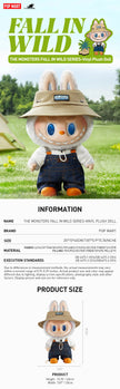 THE MONSTERS FALL IN WILD SERIES-Vinyl Plush Doll Pre order