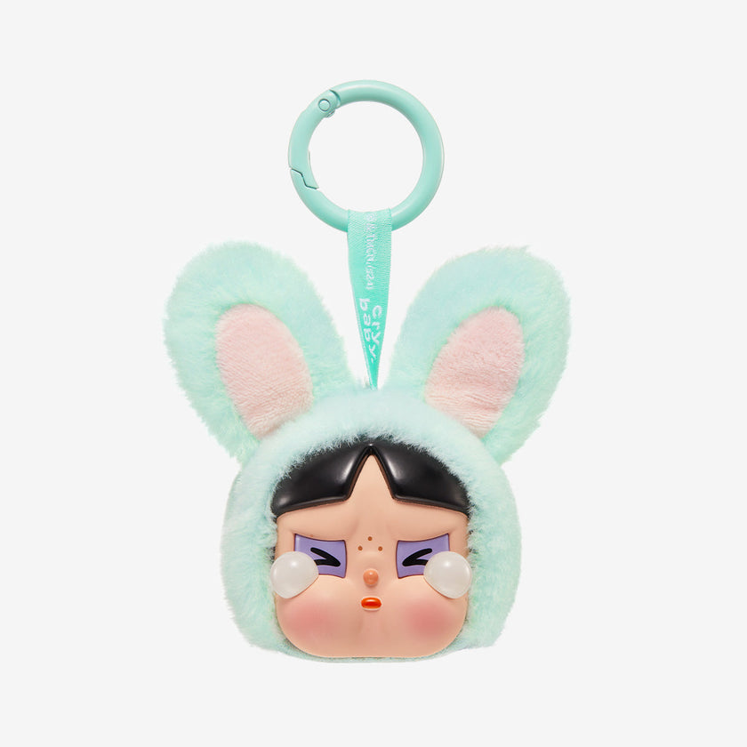 Pop Mart Cry Baby × Powerpuff Girls Vinyl Face Plush Blind Box (1 Complete Case)