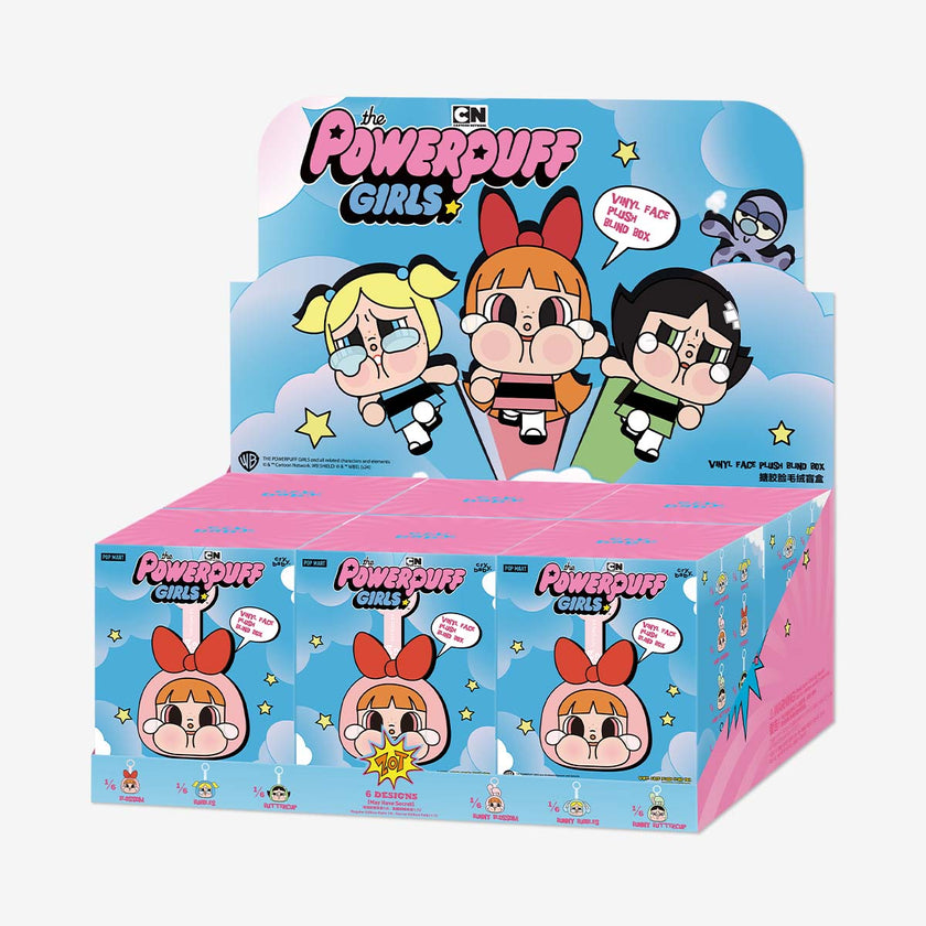 Pop Mart Cry Baby × Powerpuff Girls Vinyl Face Plush Blind Box (1 Random Box)
