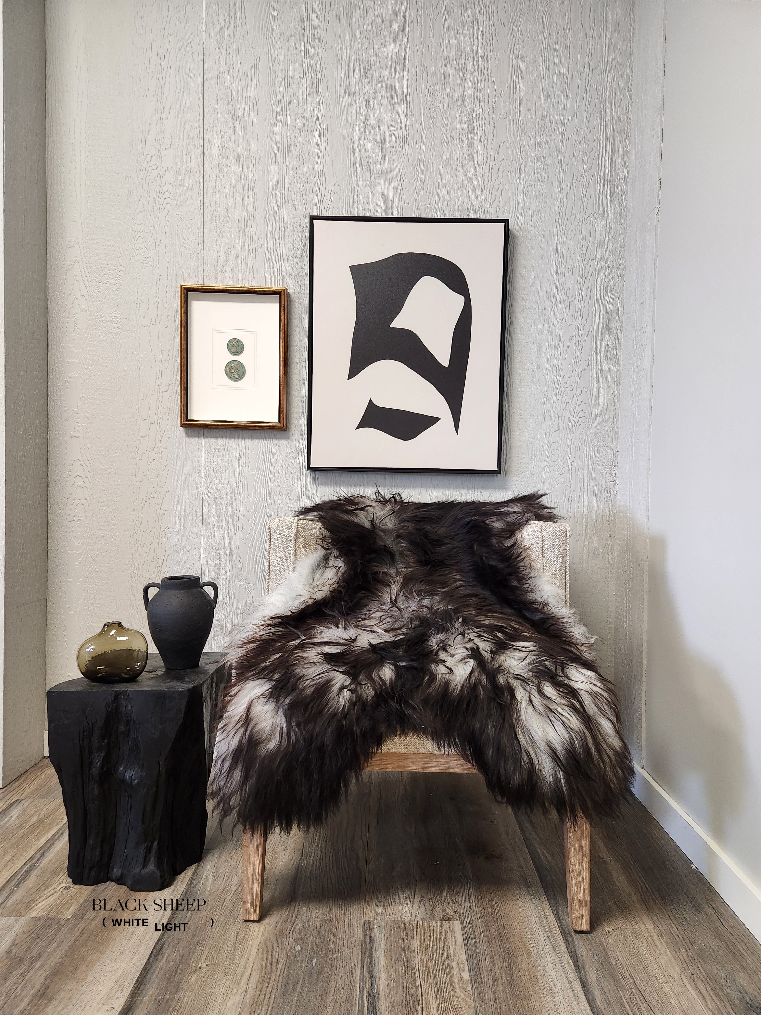 Natural Dark Grey Icelandic Sheepskin