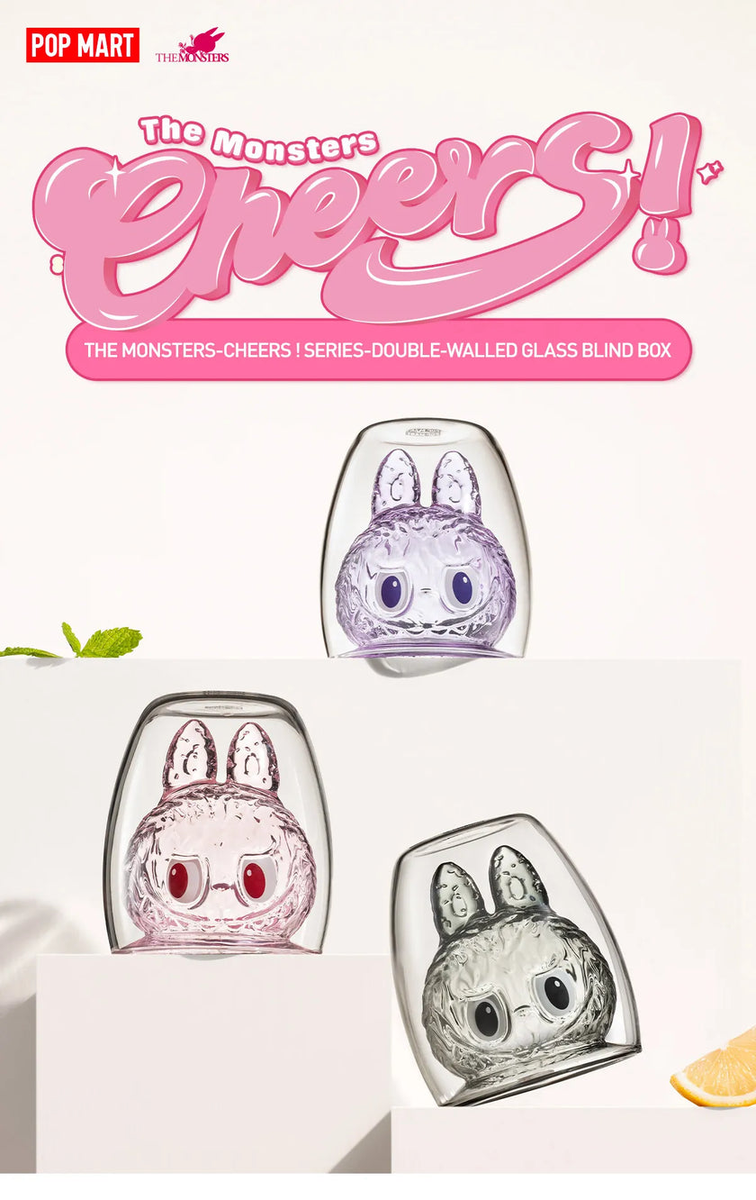 THE MONSTERS-CHEERS ! SERIES-Double-walled Glass Blind Box