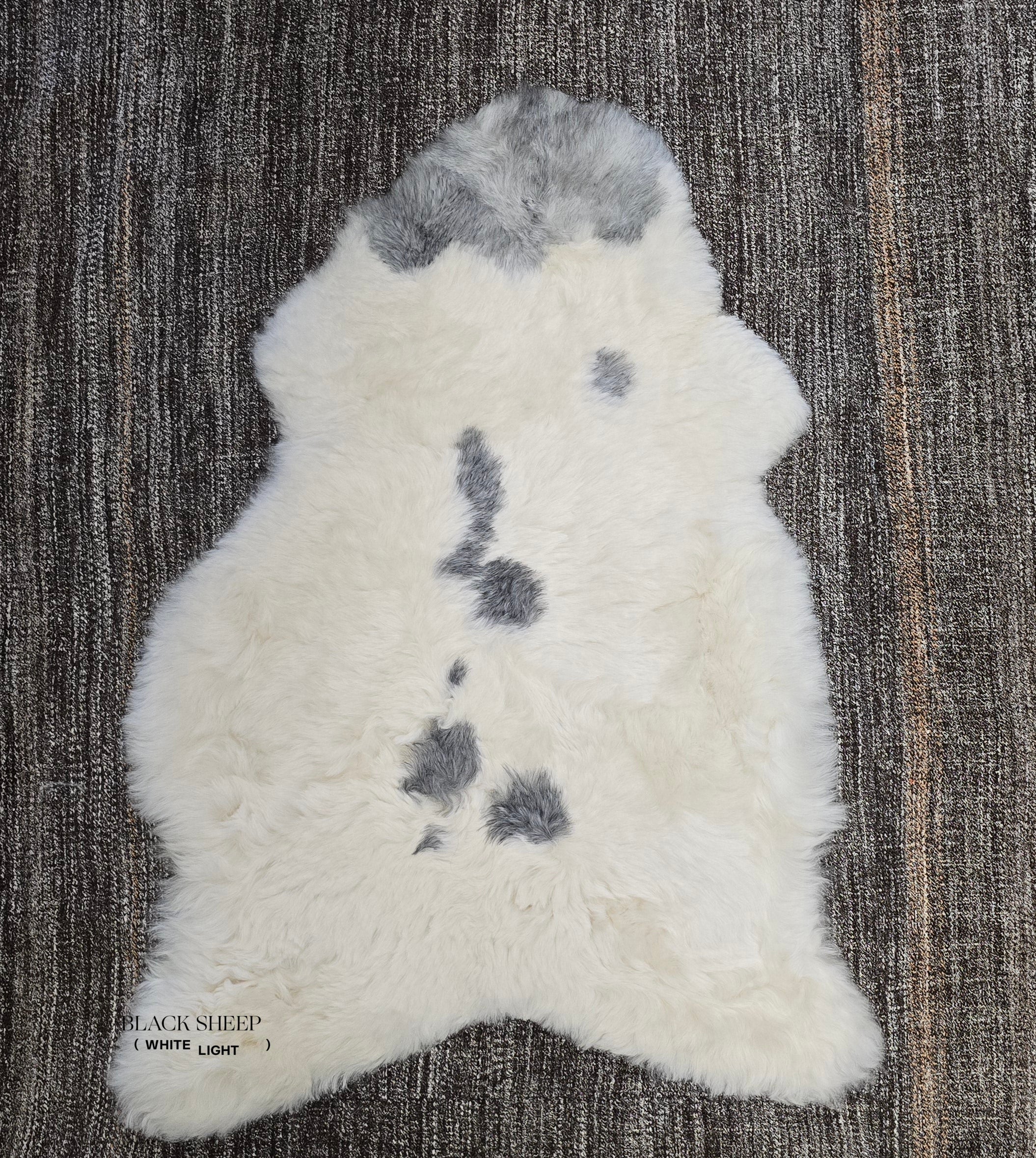 Shorn Grey Spotted Icelandic Sheepskin | Random